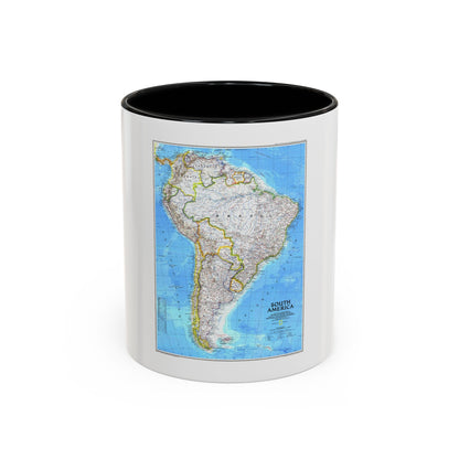 South America (1992) (Map) Accent Coffee Mug