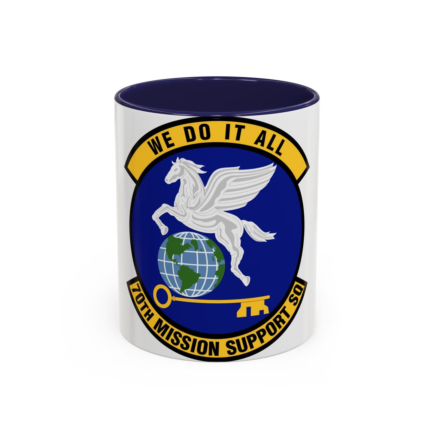 70th Mission Support Squadron (U.S. Air Force) Accent Coffee Mug