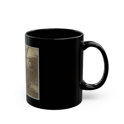 Pontoon Bridge (U.S. Civil War) Black Coffee Mug