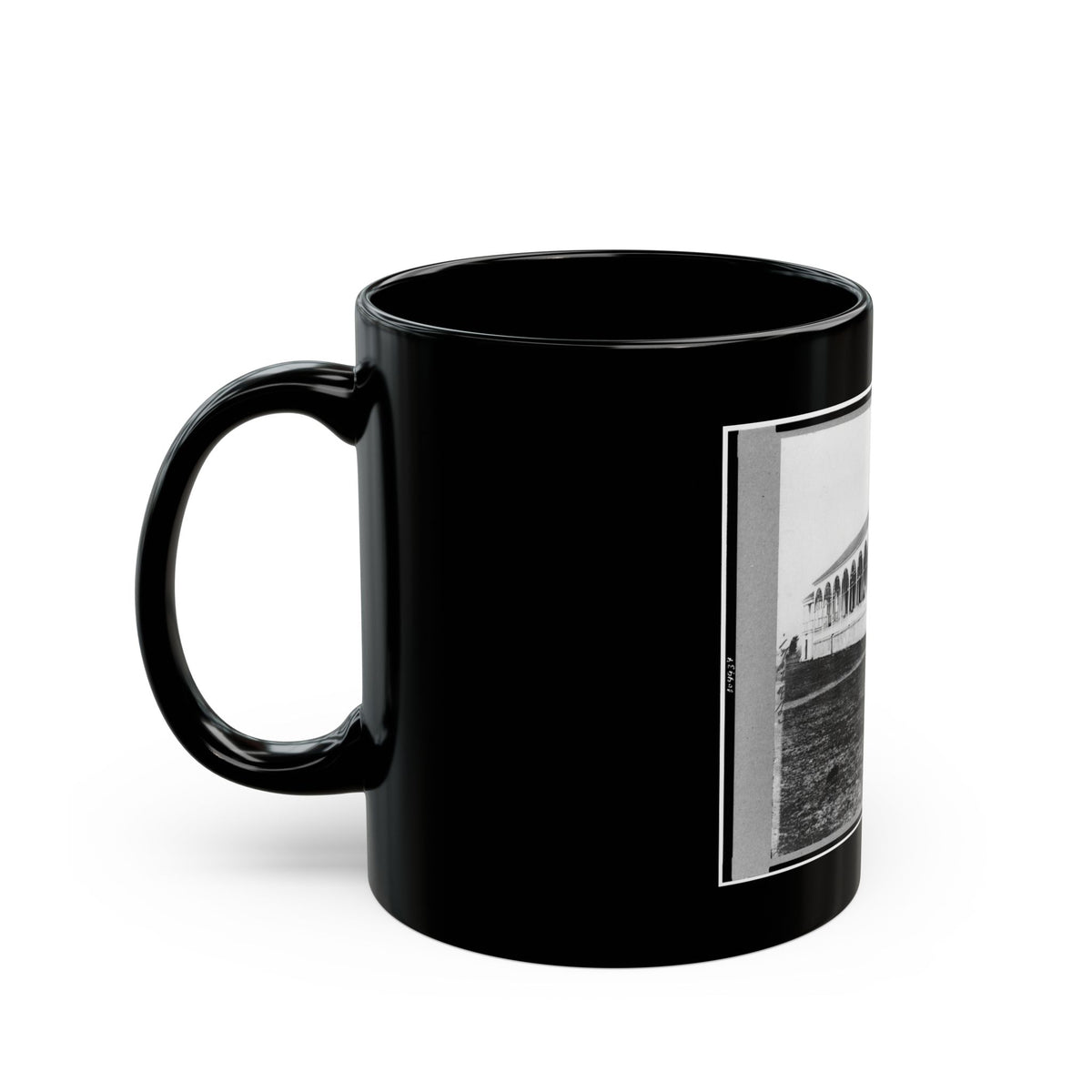 Club House Race Course, Where Federal Officers Were Confined, Charleston, S.C., April 1865 (U.S. Civil War) Black Coffee Mug
