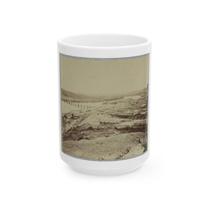 Army Bridge, Chattanooga, 1864(2) (U.S. Civil War) White Coffee Mug