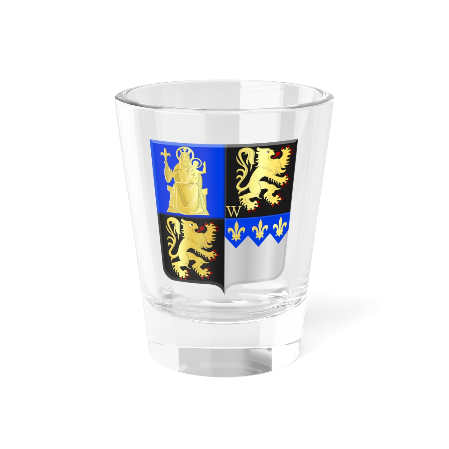 Herent wapen (Belgium) (Coat of Arms) Shot Glass 1.5oz