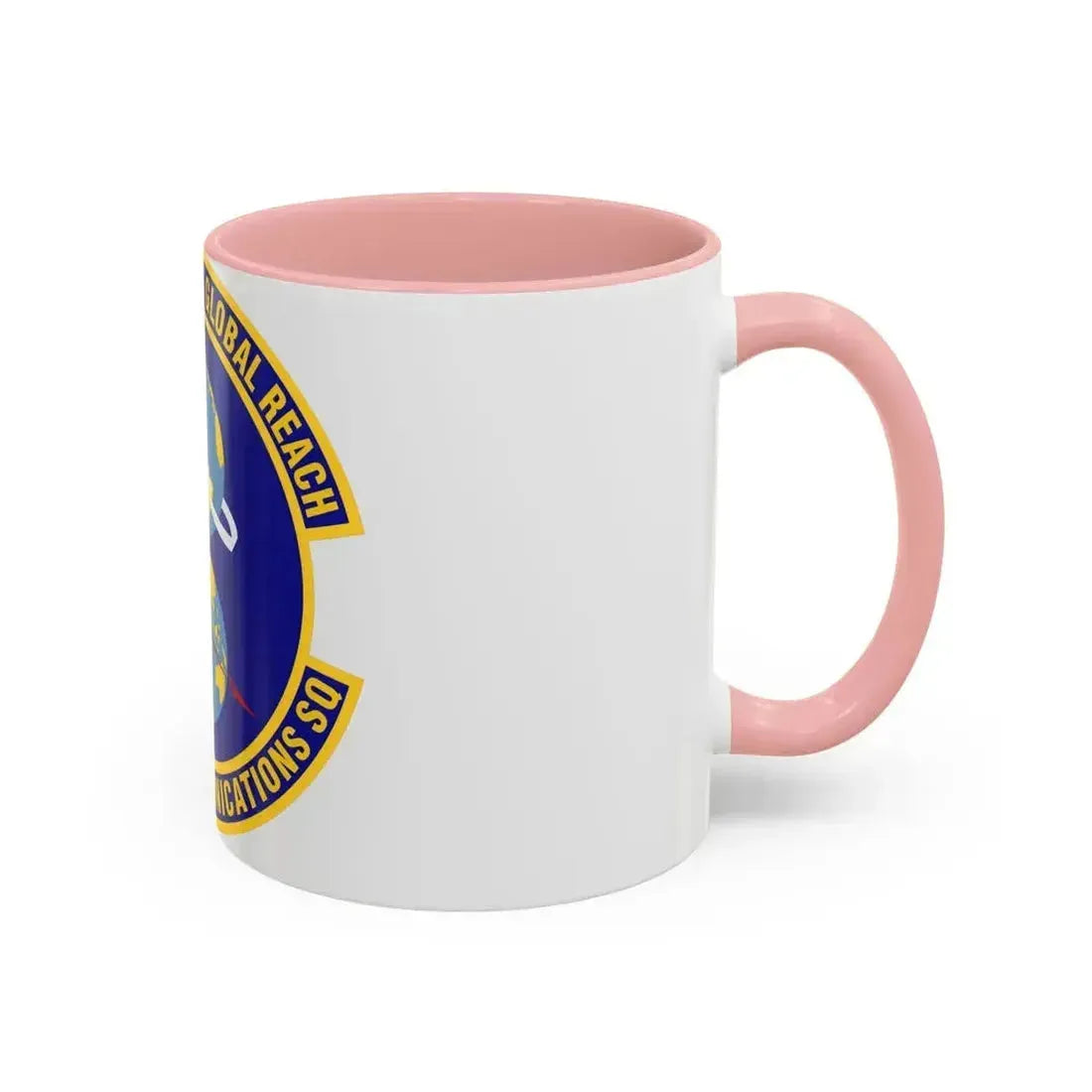 608th Air Communications Squadron (U.S. Air Force) Accent Coffee Mug - Go Mug Yourself