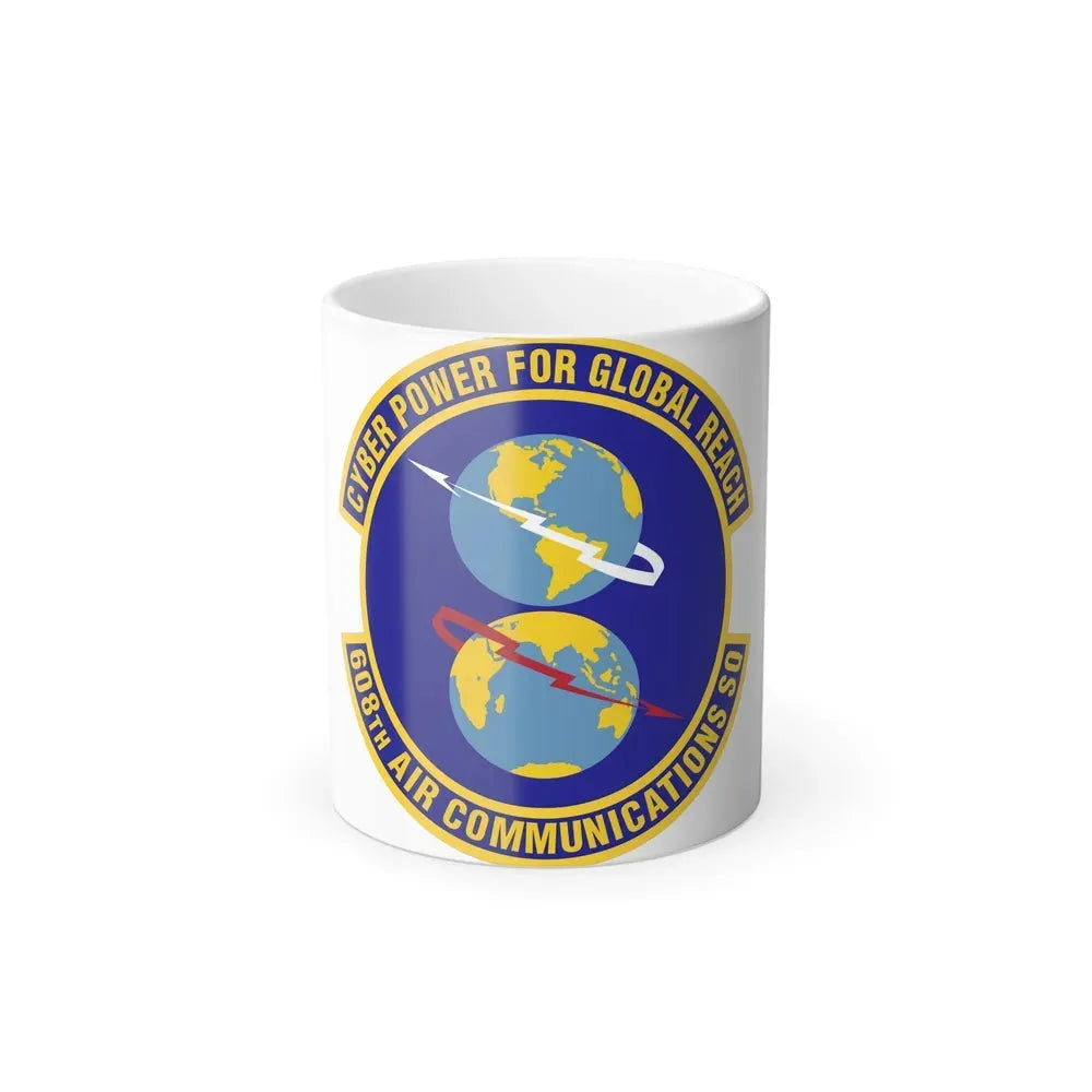 608th Air Communications Squadron (U.S. Air Force) Color Changing Mug 11oz - Go Mug Yourself