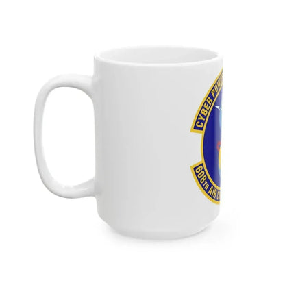 608th Air Communications Squadron (U.S. Air Force) White Coffee Mug - Go Mug Yourself
