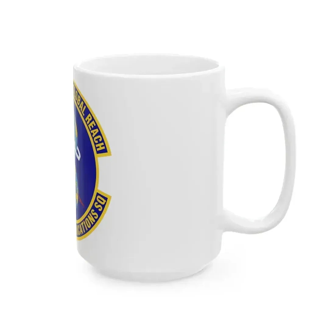 608th Air Communications Squadron (U.S. Air Force) White Coffee Mug - Go Mug Yourself