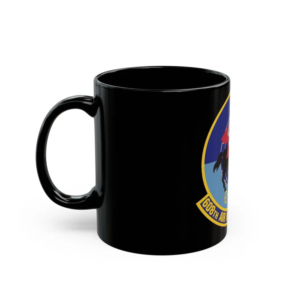 608th Air Intelligence Squadron (U.S. Air Force) Black Coffee Mug-Go Mug Yourself