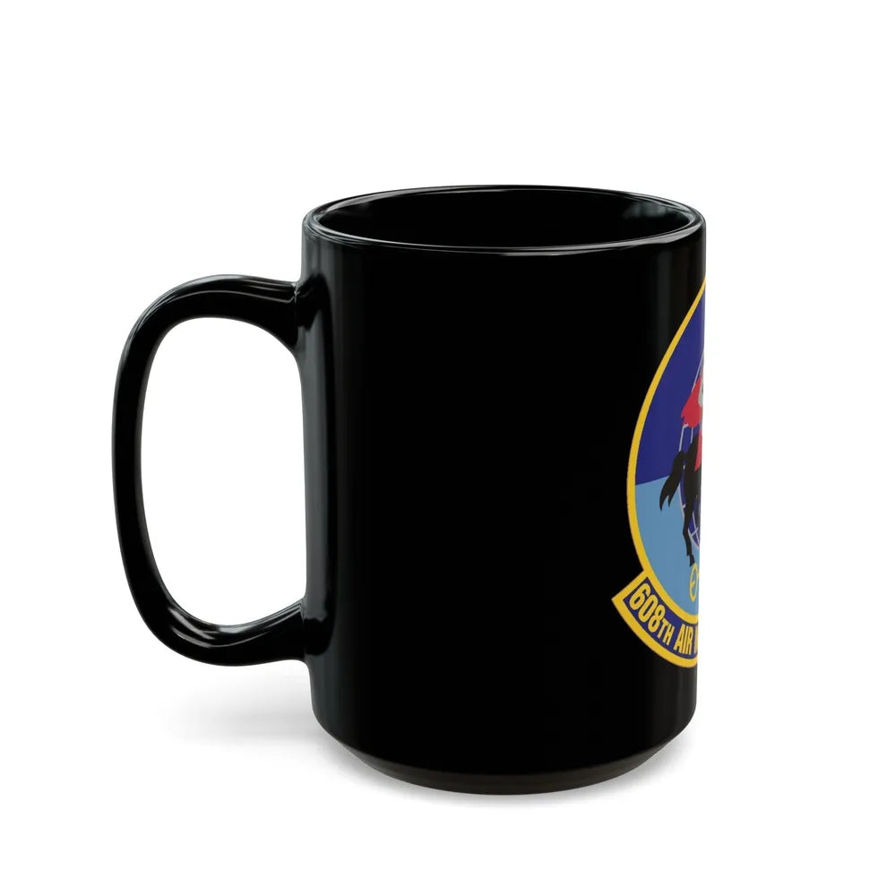 608th Air Intelligence Squadron (U.S. Air Force) Black Coffee Mug-Go Mug Yourself