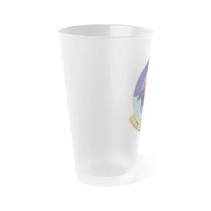 608th Air Intelligence Squadron (U.S. Air Force) Frosted Pint Glass 16oz - Go Mug Yourself