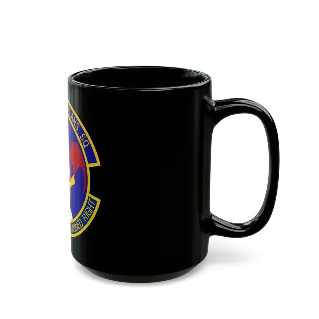 608th Combat Plans Squadron (U.S. Air Force) Black Coffee Mug - Go Mug Yourself