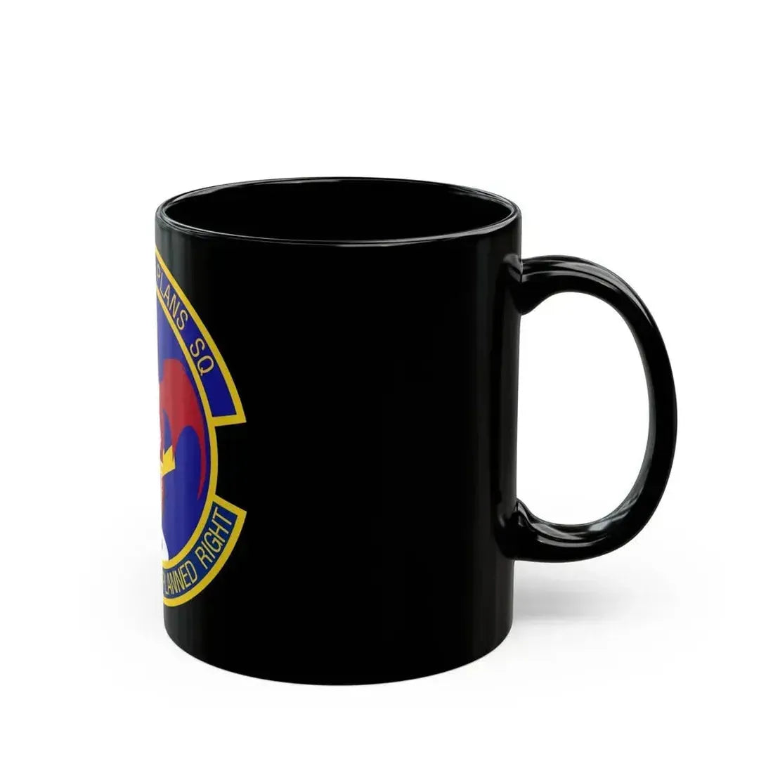 608th Combat Plans Squadron (U.S. Air Force) Black Coffee Mug - Go Mug Yourself