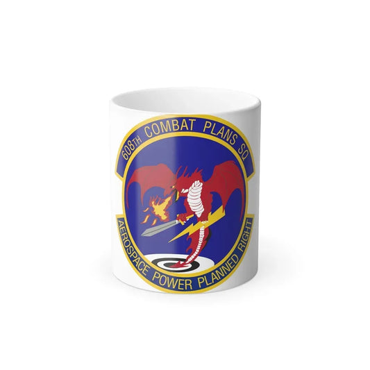 608th Combat Plans Squadron (U.S. Air Force) Color Changing Mug 11oz - Go Mug Yourself