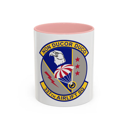 337th Airlift Squadron (U.S. Air Force) Accent Coffee Mug