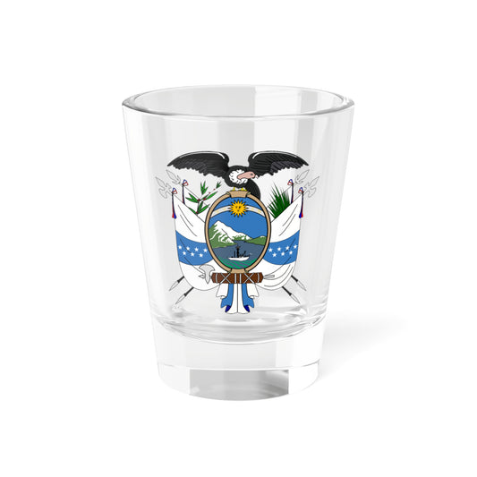 Escudo del Ecuador de 1845 (Ecuador) (Coat of Arms) Shot Glass 1.5oz