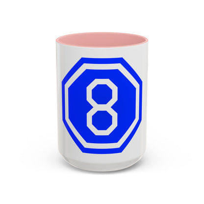 VIII Corps (U.S. Army) Accent Coffee Mug