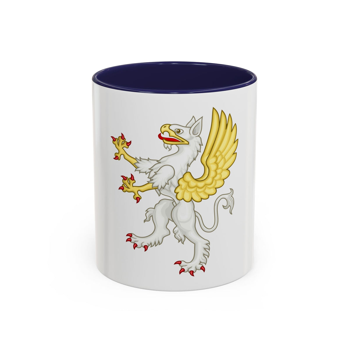 Gryphon Badge of Edward III - Accent Coffee Mug