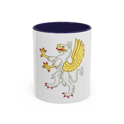 Gryphon Badge of Edward III - Accent Coffee Mug