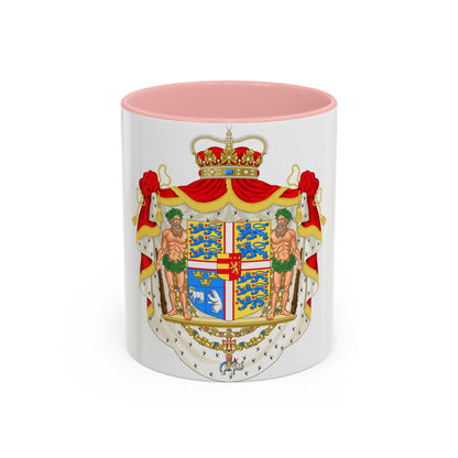 Coat of arms of Joachim, Prince of Denmark - Accent Coffee Mug