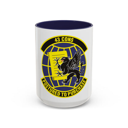 43d Contracting Squadron (U.S. Air Force) Accent Coffee Mug