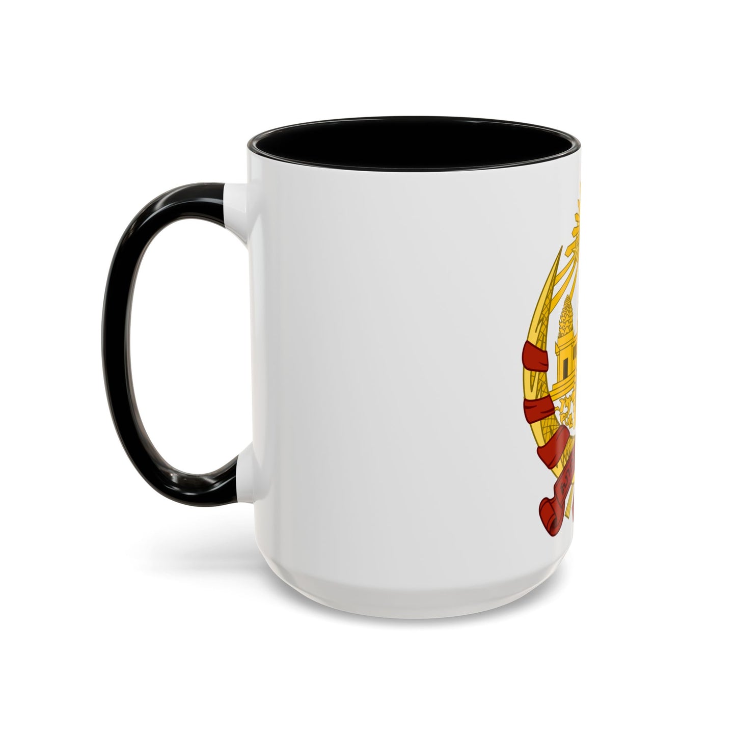 Coat of arms of the Khmer Republic - Accent Coffee Mug