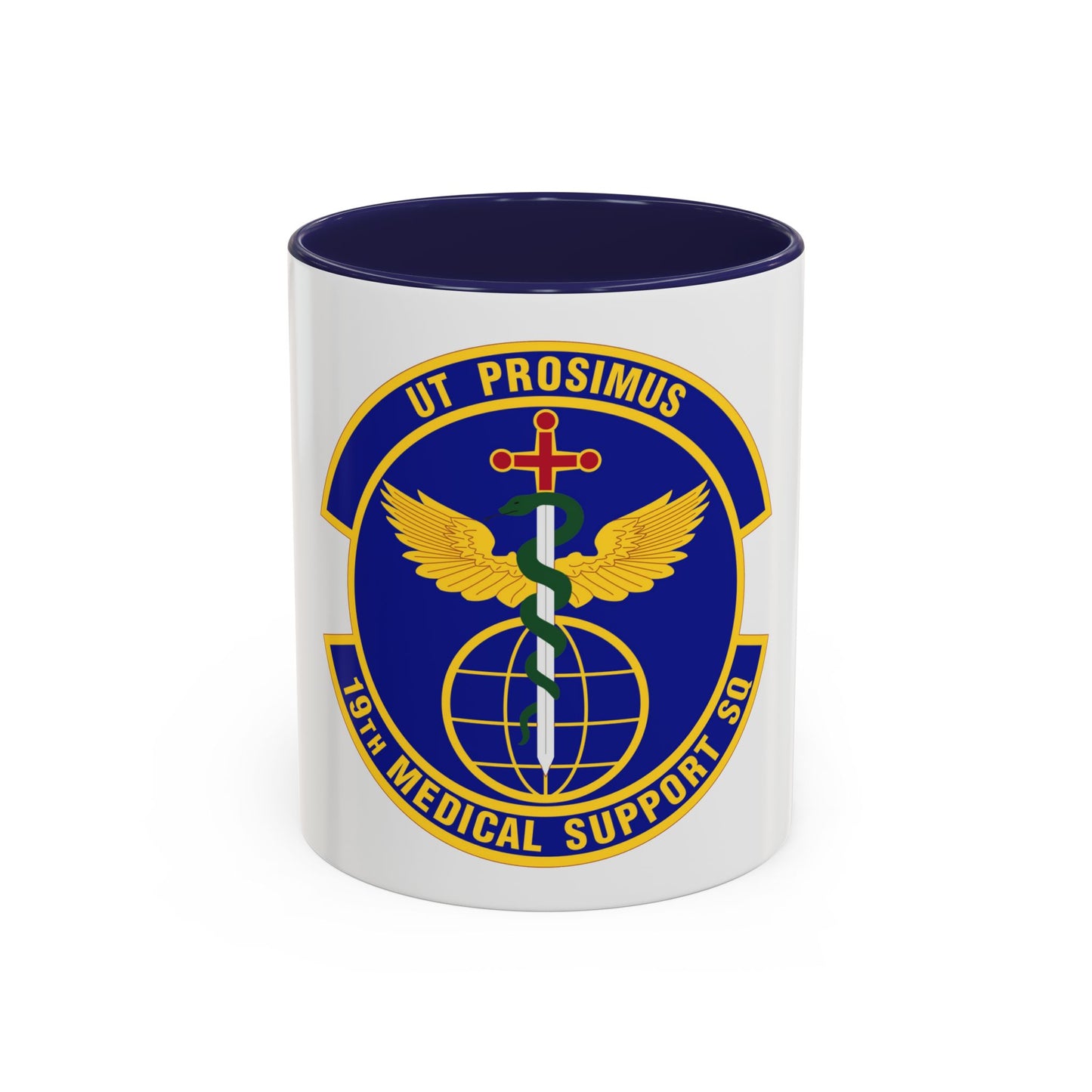 19th Medical Support Squadron (U.S. Air Force) Accent Coffee Mug