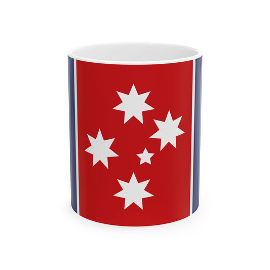 Harold Scrubys Proposal 1997 Australian Flag Proposal (Australia) White Coffee Mug