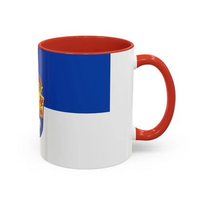 Flag of Darmstadt Germany - Accent Coffee Mug-Go Mug Yourself