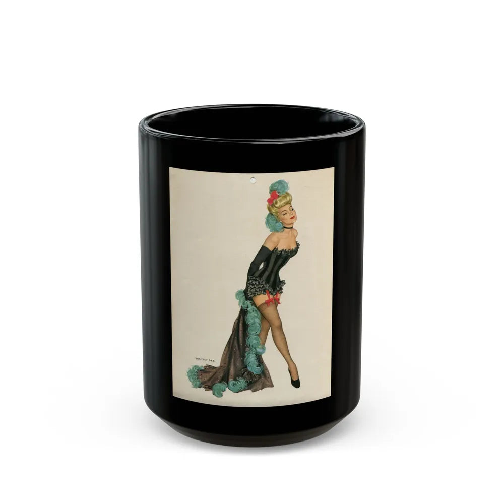 Esquire P04 Jan - Black Coffee Mug-15oz-Go Mug Yourself