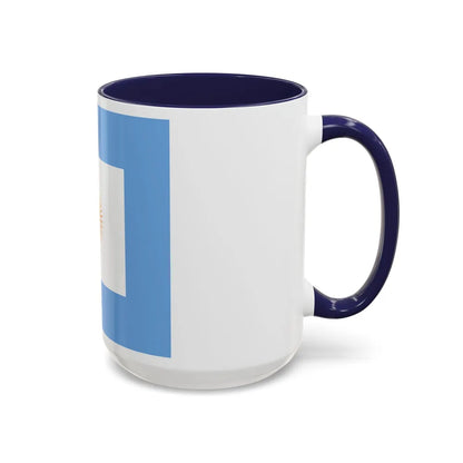 Naval Jack of Argentina - Accent Coffee Mug-Go Mug Yourself