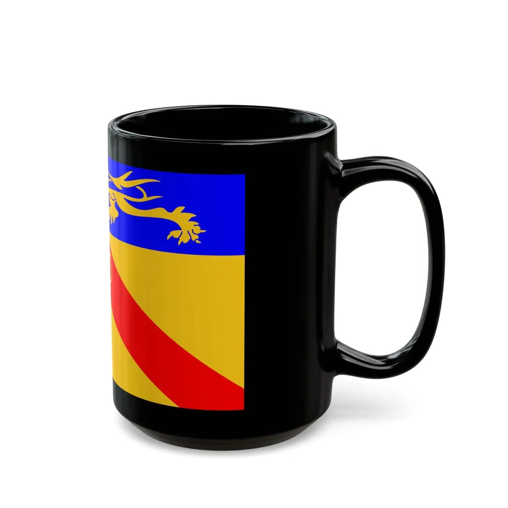 Flag of Staffordshire council UK - Black Coffee Mug-Go Mug Yourself