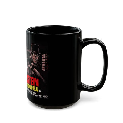 FRANKENSTEIN AND THE MONSTER FROM HELL 1974 Movie Poster - Black Coffee Mug-Go Mug Yourself