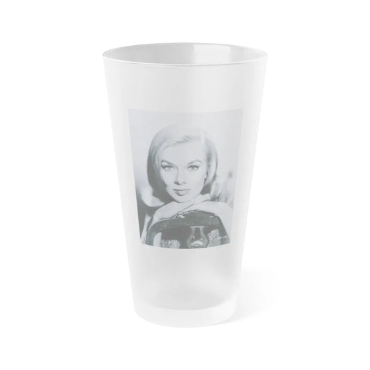 Leslie Parrish #270 (Vintage Female Icon) Frosted Pint 16oz-16oz-Frosted-Go Mug Yourself