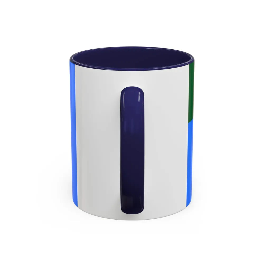 Naval Jack of Algeria - Accent Coffee Mug-Go Mug Yourself