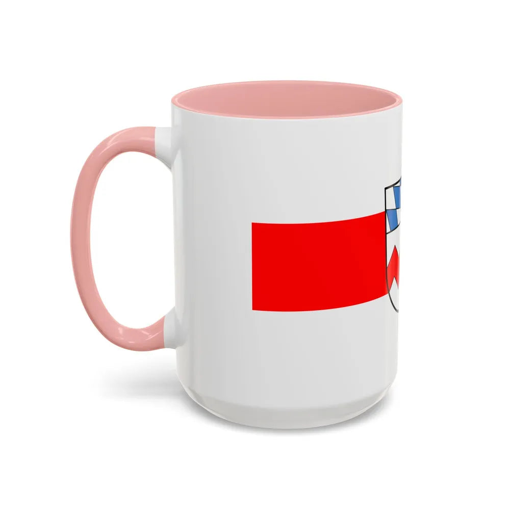 Flag of Dachau Germany - Accent Coffee Mug-Go Mug Yourself