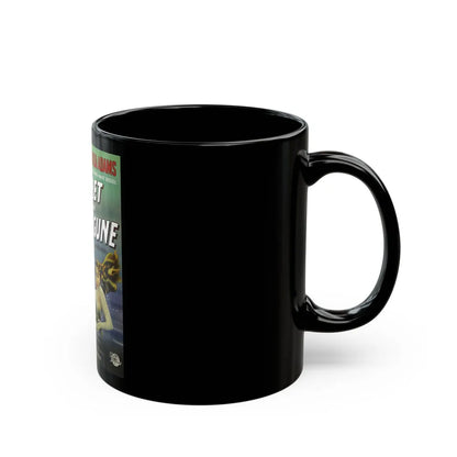 CREATURE FROM THE BLACK LAGOON (SWEDISH) 1954 Movie Poster - Black Coffee Mug-Go Mug Yourself