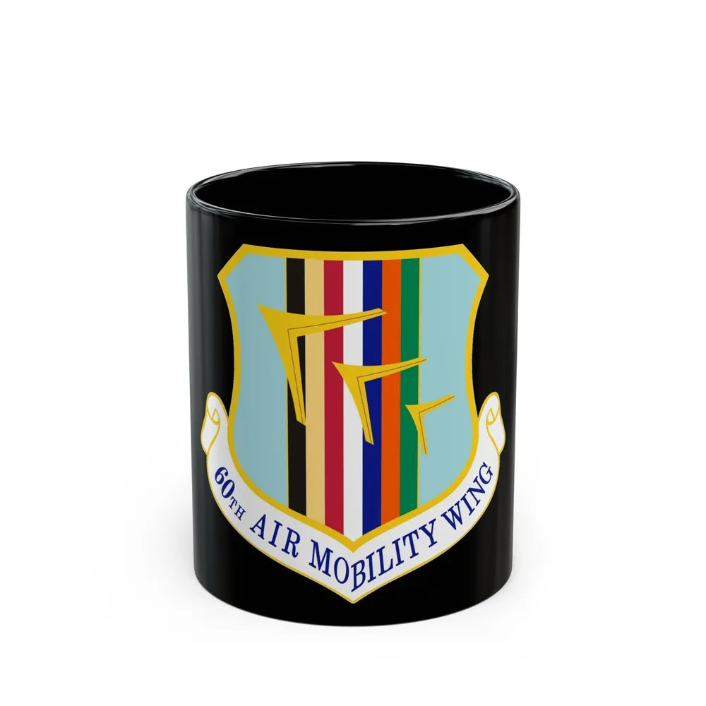 60th Air Mobility Wing (U.S. Air Force) Black Coffee Mug-11oz-Go Mug Yourself