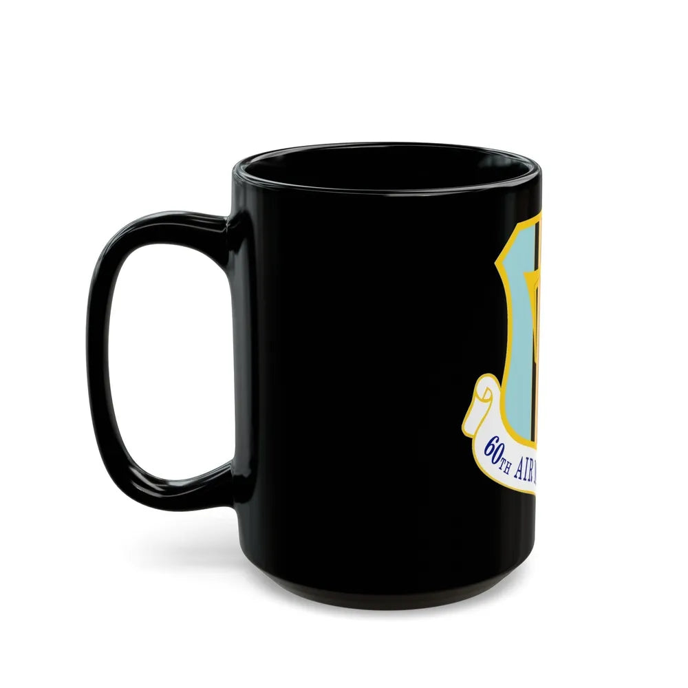 60th Air Mobility Wing (U.S. Air Force) Black Coffee Mug-Go Mug Yourself