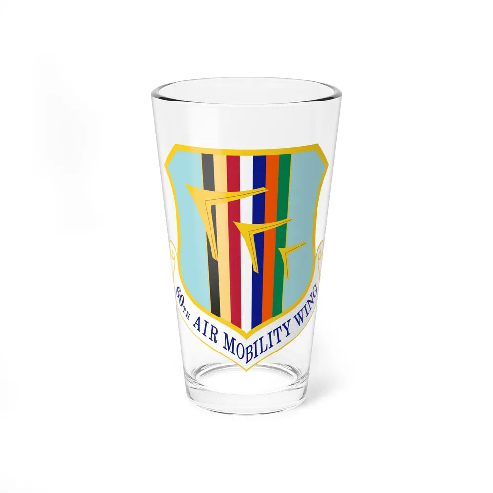 60th Air Mobility Wing (U.S. Air Force) Pint Glass 16oz-16oz-Go Mug Yourself