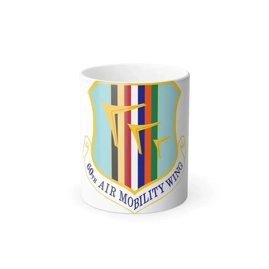 60th Air Mobility Wing (U.S. Air Force) Color Changing Coffee Mug 11oz - Go Mug Yourself