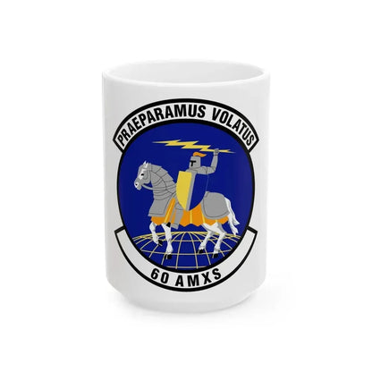 60th Aircraft Maintenance Squadron (U.S. Air Force) White Coffee Mug 15oz - Go Mug Yourself