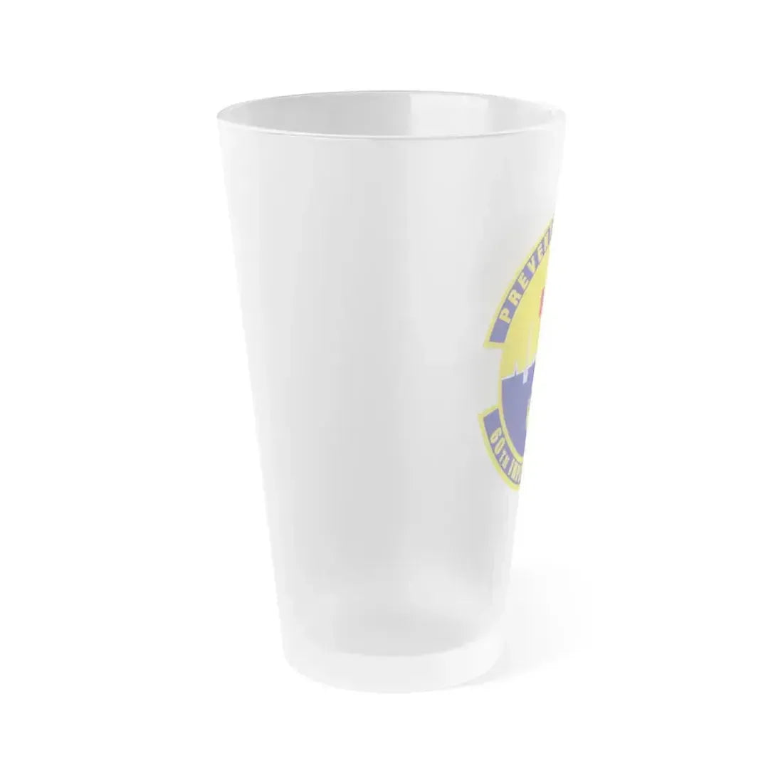 60th Inpatient Operations Squadron (U.S. Air Force) Frosted Pint Glass 16oz - Go Mug Yourself