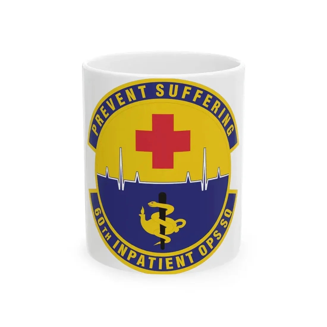 60th Inpatient Operations Squadron (U.S. Air Force) White Coffee Mug 11oz - Go Mug Yourself