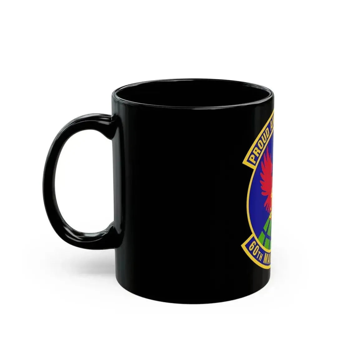 60th Maintenance Squadron (U.S. Air Force) Black Coffee Mug - Go Mug Yourself