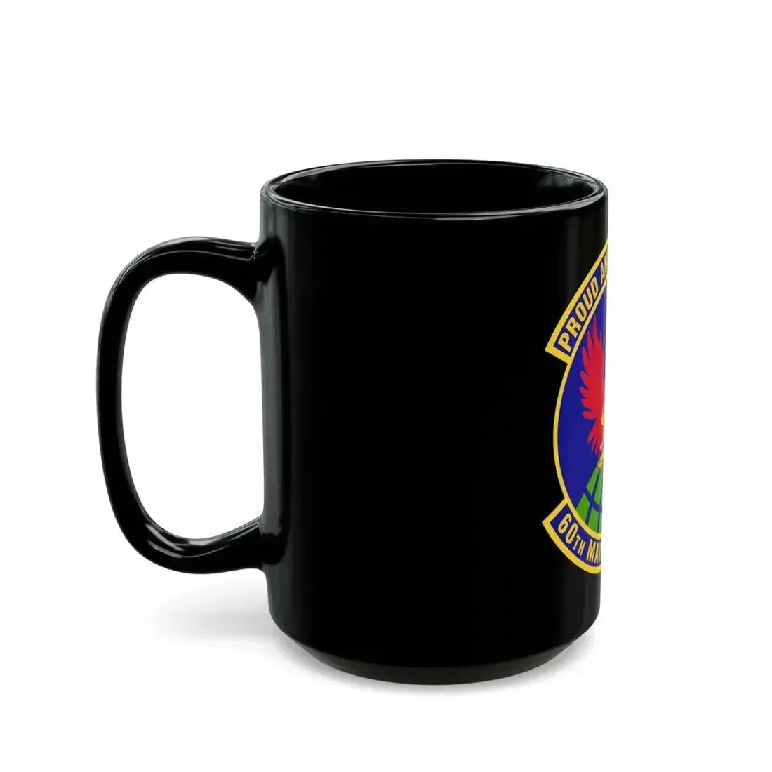 60th Maintenance Squadron (U.S. Air Force) Black Coffee Mug - Go Mug Yourself