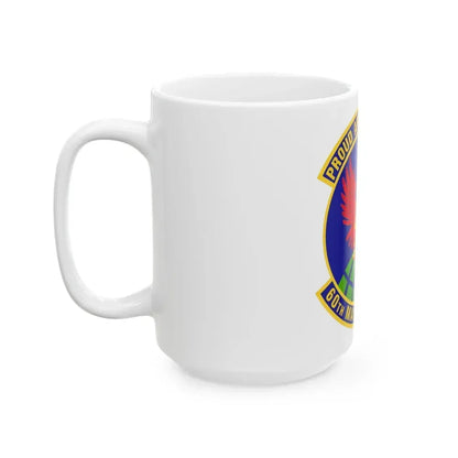 60th Maintenance Squadron (U.S. Air Force) White Coffee Mug - Go Mug Yourself