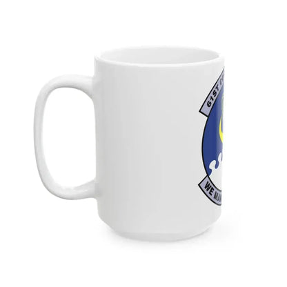 61 Communications Squadron AFSPC (U.S. Air Force) White Coffee Mug - Go Mug Yourself