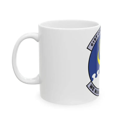 61 Communications Squadron AFSPC (U.S. Air Force) White Coffee Mug - Go Mug Yourself