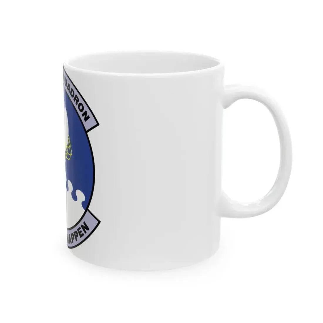 61 Communications Squadron AFSPC (U.S. Air Force) White Coffee Mug - Go Mug Yourself