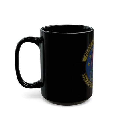 61 Force Support Squadron AFSPC (U.S. Air Force) Black Coffee Mug-Go Mug Yourself