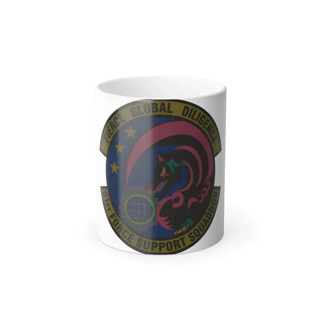 61 Force Support Squadron AFSPC (U.S. Air Force) Color Changing Coffee Mug 11oz - Go Mug Yourself